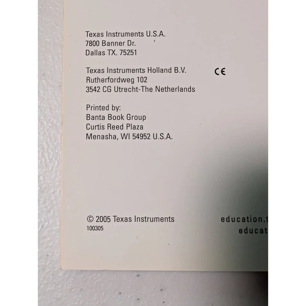 Texas Instruments TI-84 Plus/TI-84 Plus Silver Edition Guide Book